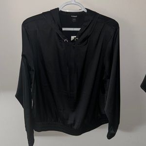 NWT satin like hoodie from Express